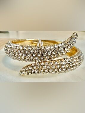 PRISM Gold Crystal Wrap Bracelet